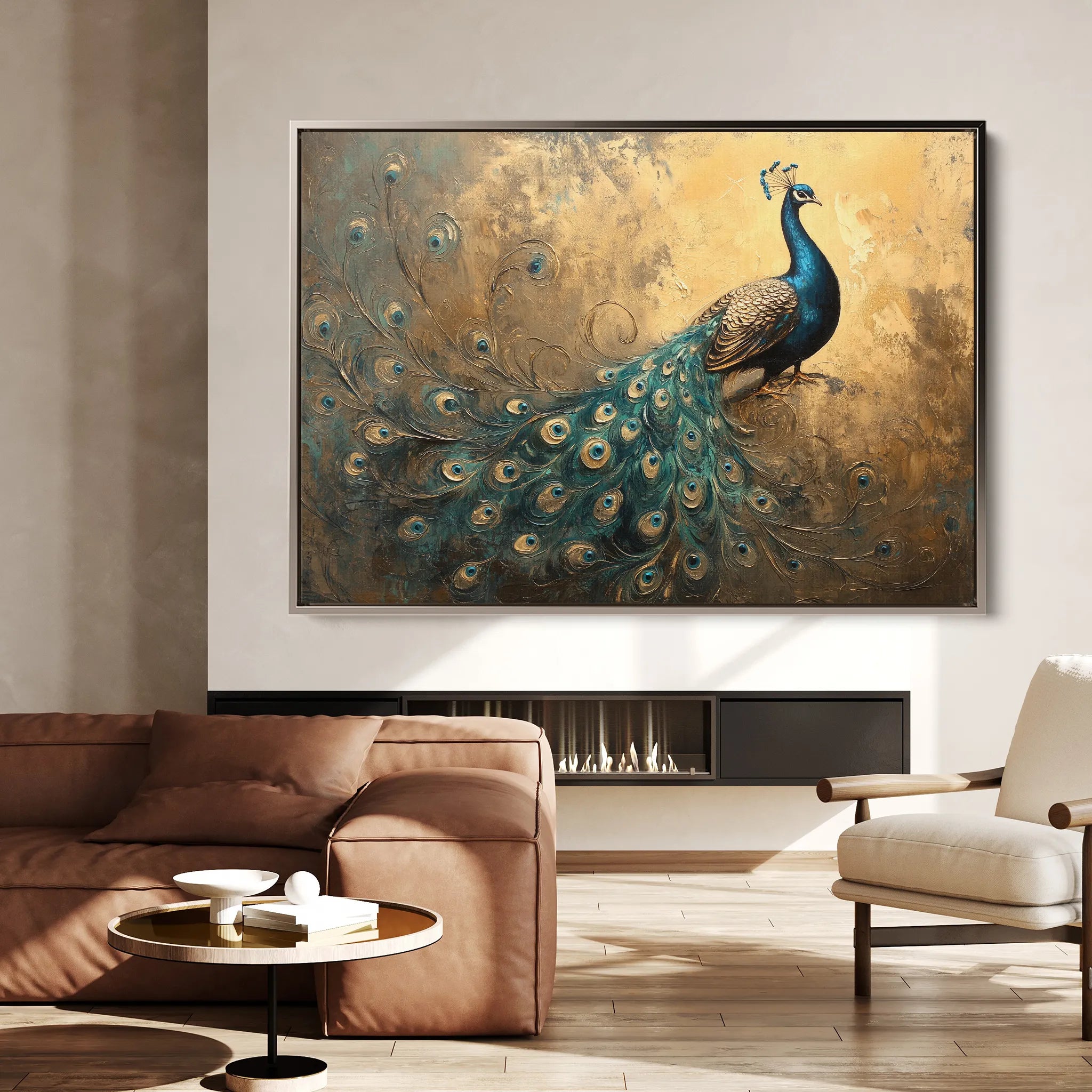 Animals 088 Canvas Art 60 x 40 cm / Black