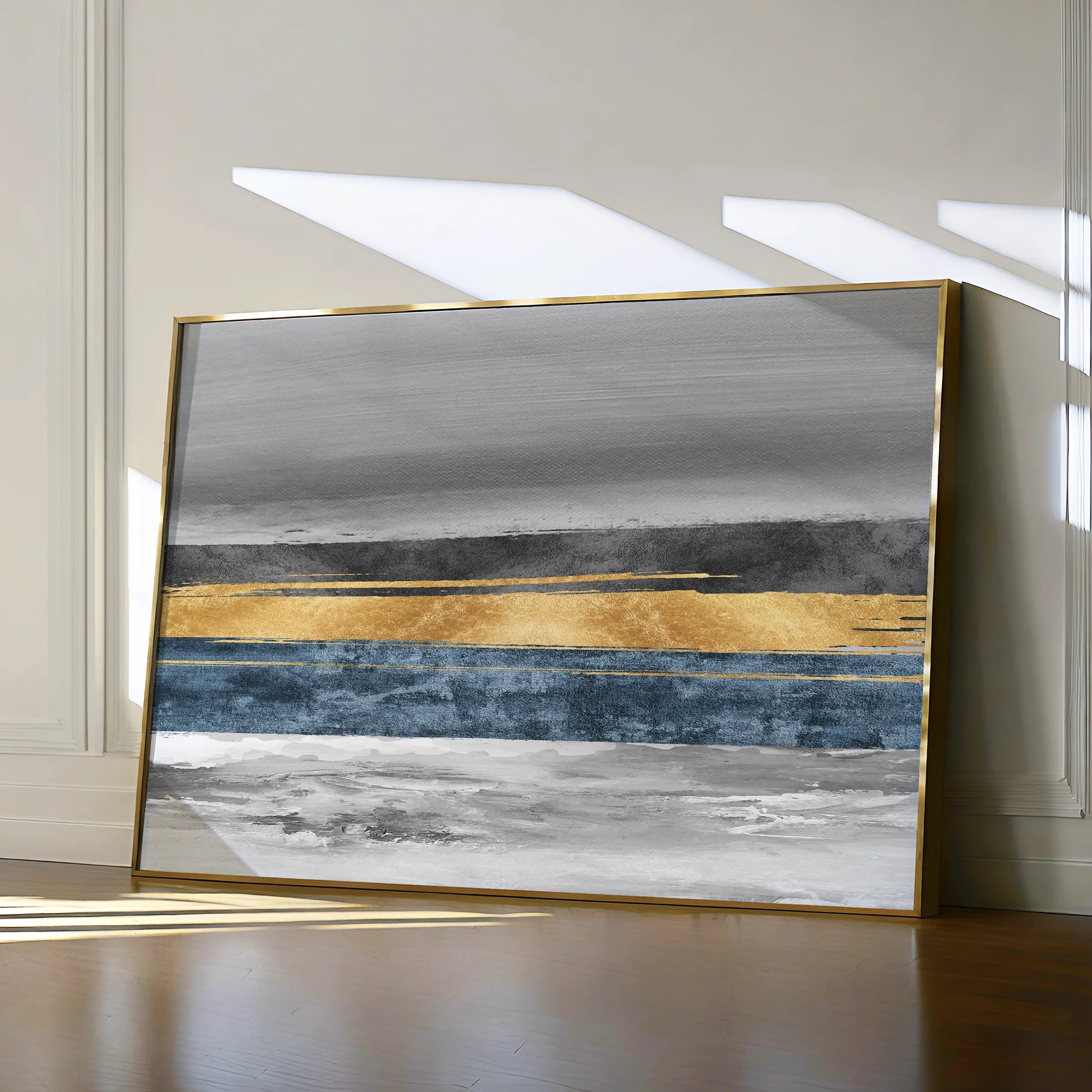 Abstract 088 Canvas Art 60 x 40 cm / Black