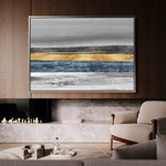 Abstract 088 Canvas Art 60 x 40 cm / Black