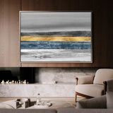 Abstract 088 Canvas Art 60 x 40 cm / Black