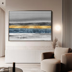 Abstract 088 Canvas Art 60 x 40 cm / Black