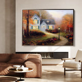 Landscape 088 Canvas Art 60 x 40 cm / Black