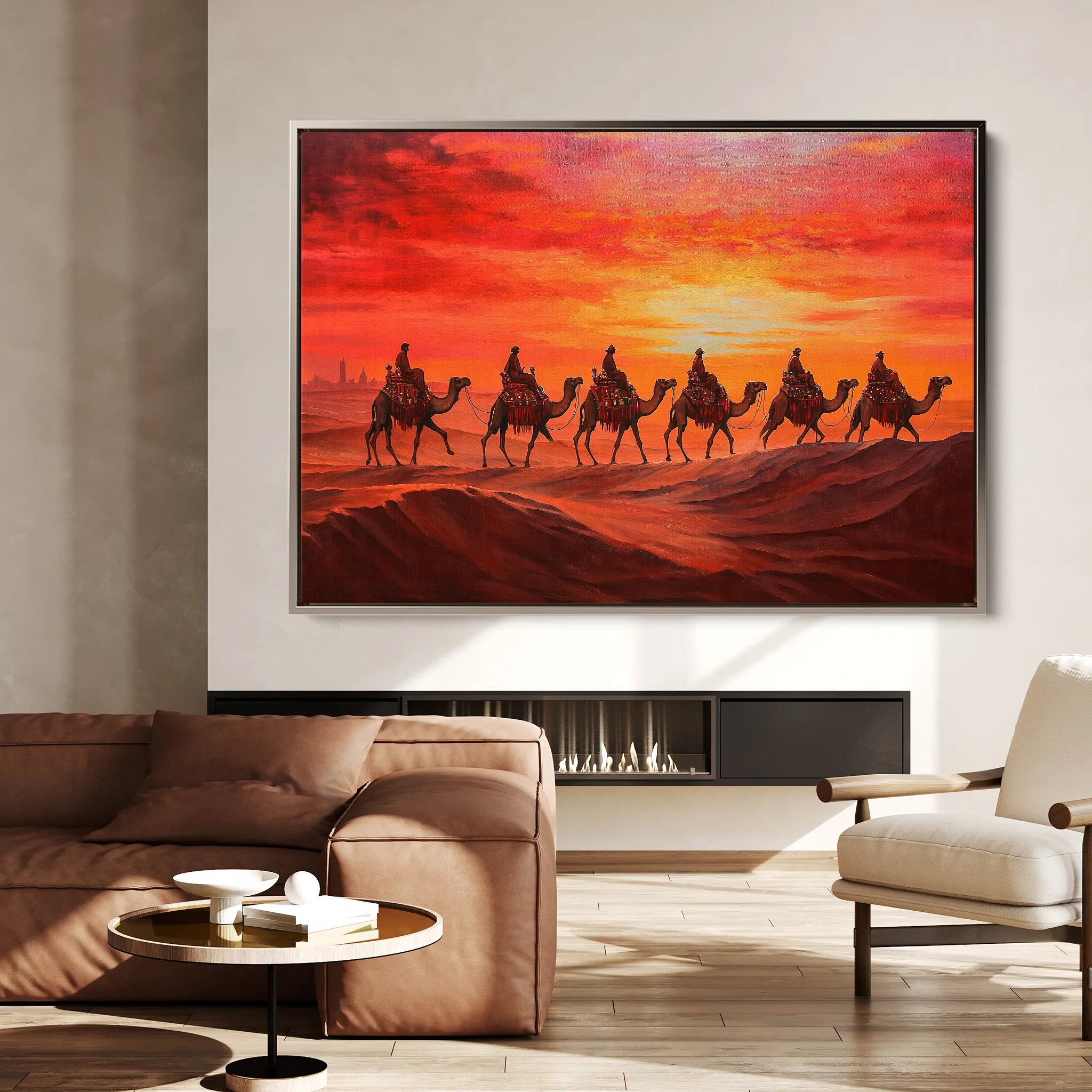 Orientalist 088 Canvas Art 60 x 40 cm / Black