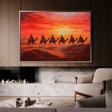 Orientalist 088 Canvas Art 60 x 40 cm / Black