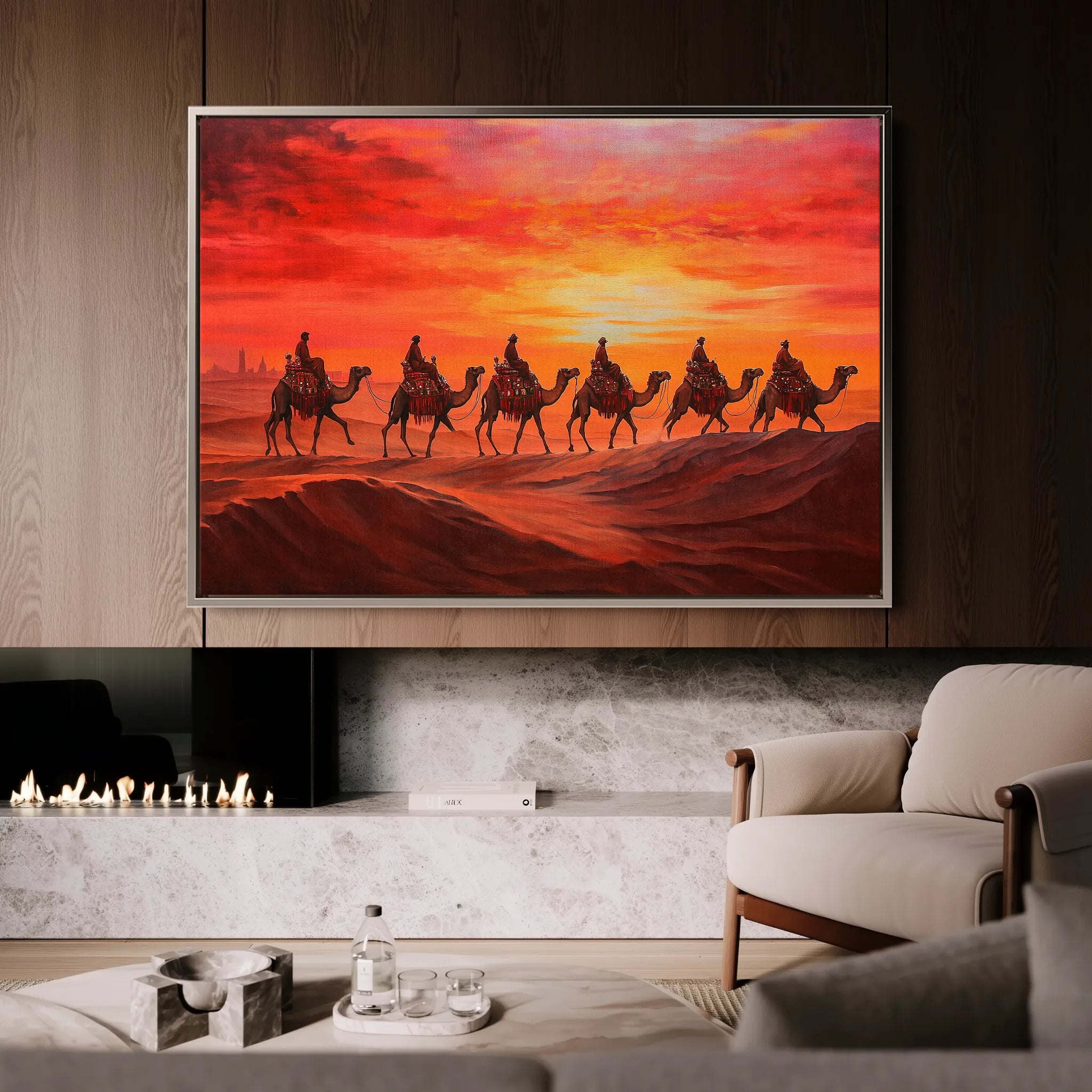 Orientalist 088 Canvas Art 60 x 40 cm / Black