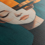 Portrait 088 Canvas Art 60 x 40 cm / Black