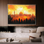 Palestine 089 Canvas Art 60 x 40 cm / Black