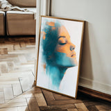 Portrait 089 Canvas Art 60 x 40 cm / Black