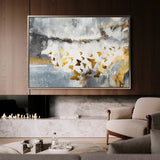 Abstract 090 Canvas Art 60 x 40 cm / Black