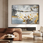 Abstract 090 Canvas Art 60 x 40 cm / Black