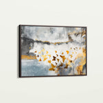 Abstract 090 Canvas Art 60 x 40 cm / Black