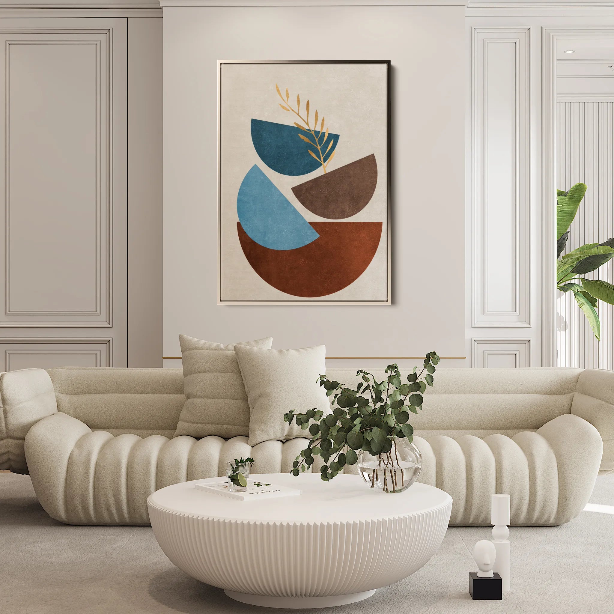 Boho 090 Canvas Art 60 x 40 cm / Black