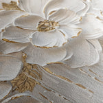 Floral 090 Canvas Art 60 x 40 cm / Black
