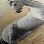 Horses 090 Canvas Art 60 x 40 cm / Black