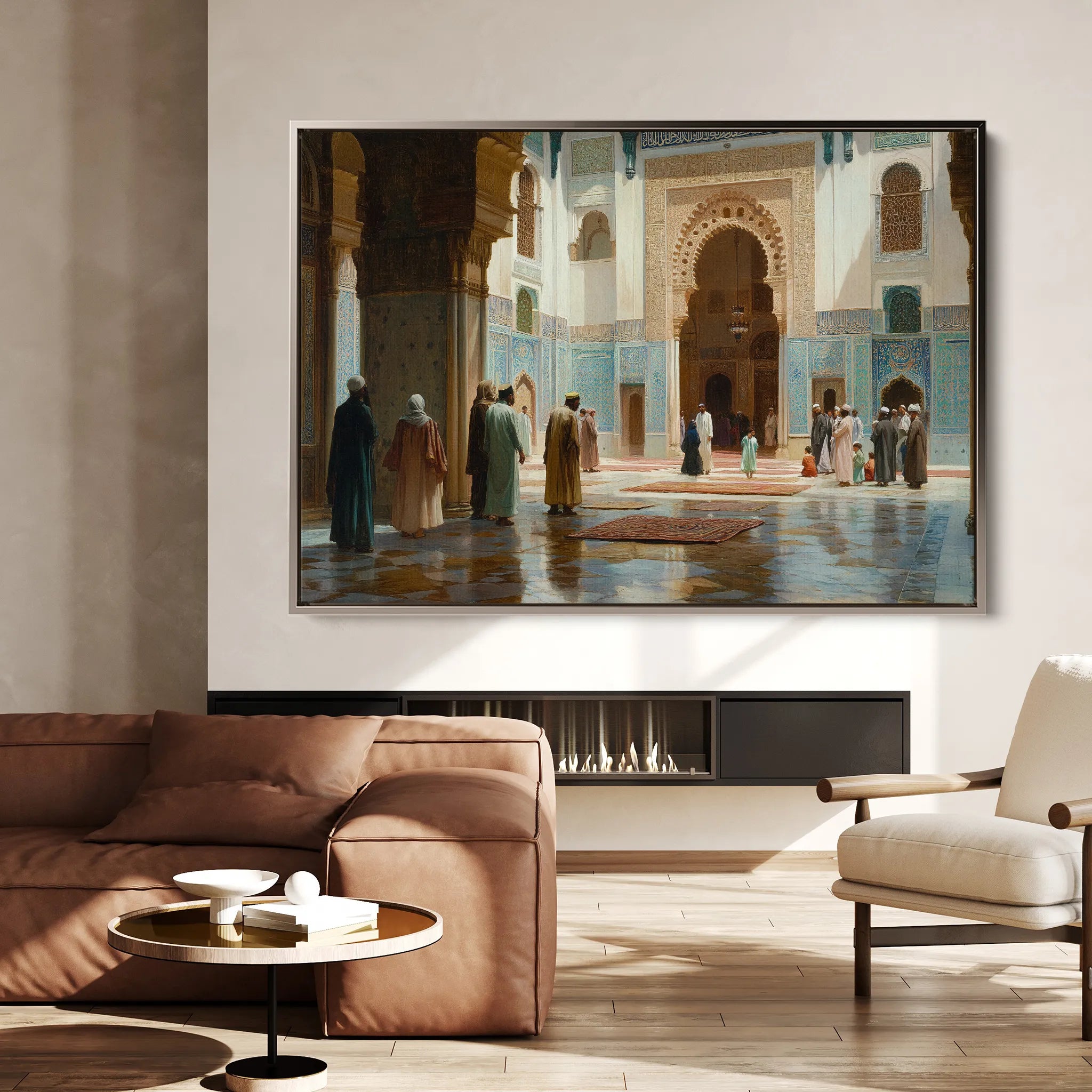 Orientalist 090 Canvas Art 60 x 40 cm / Black