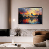 Palestine 090 Canvas Art 60 x 40 cm / Black