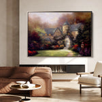 Landscape 091 Canvas Art 60 x 40 cm / Black
