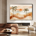 Boho 092 Canvas Art 60 x 40 cm / Black