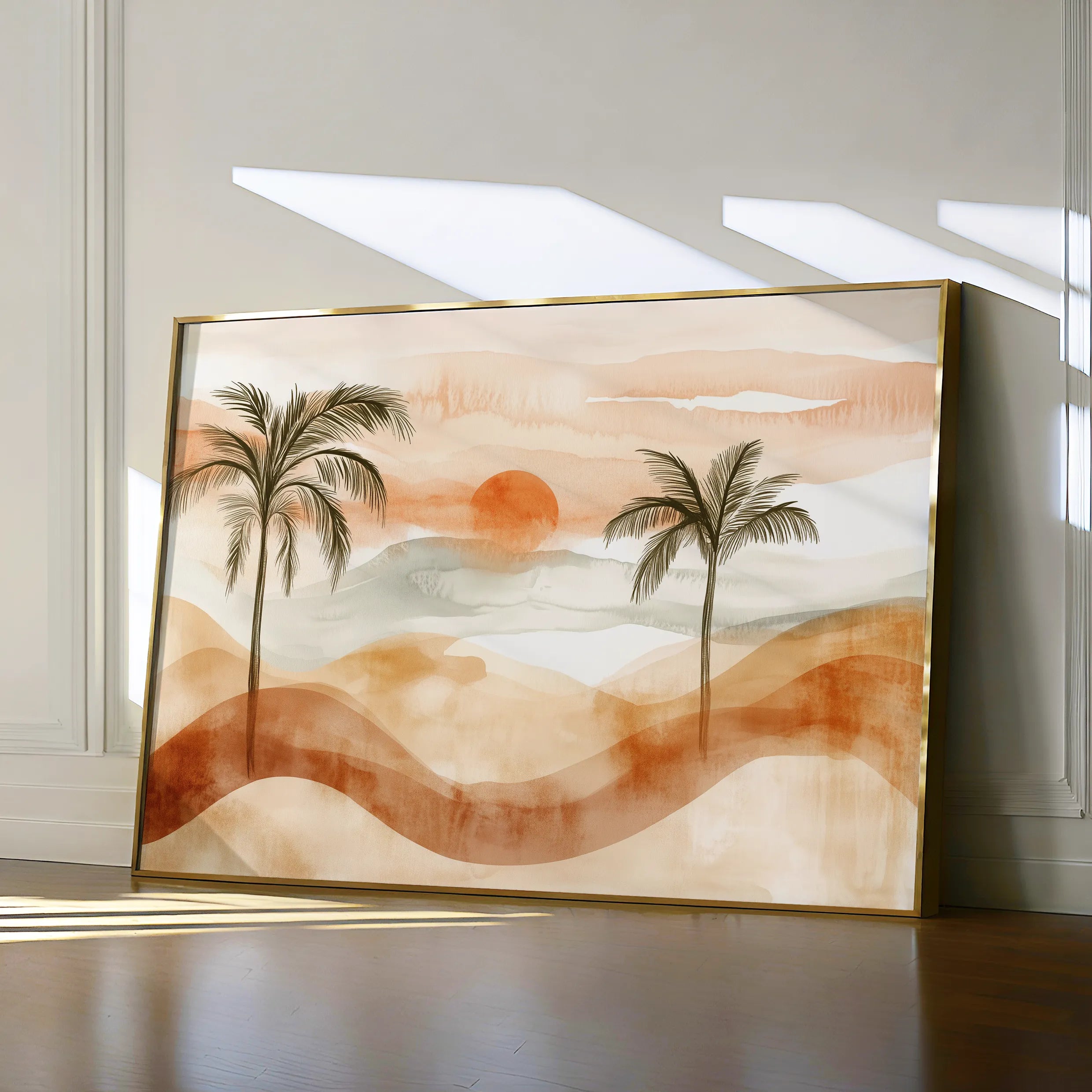 Boho 092 Canvas Art 60 x 40 cm / Black
