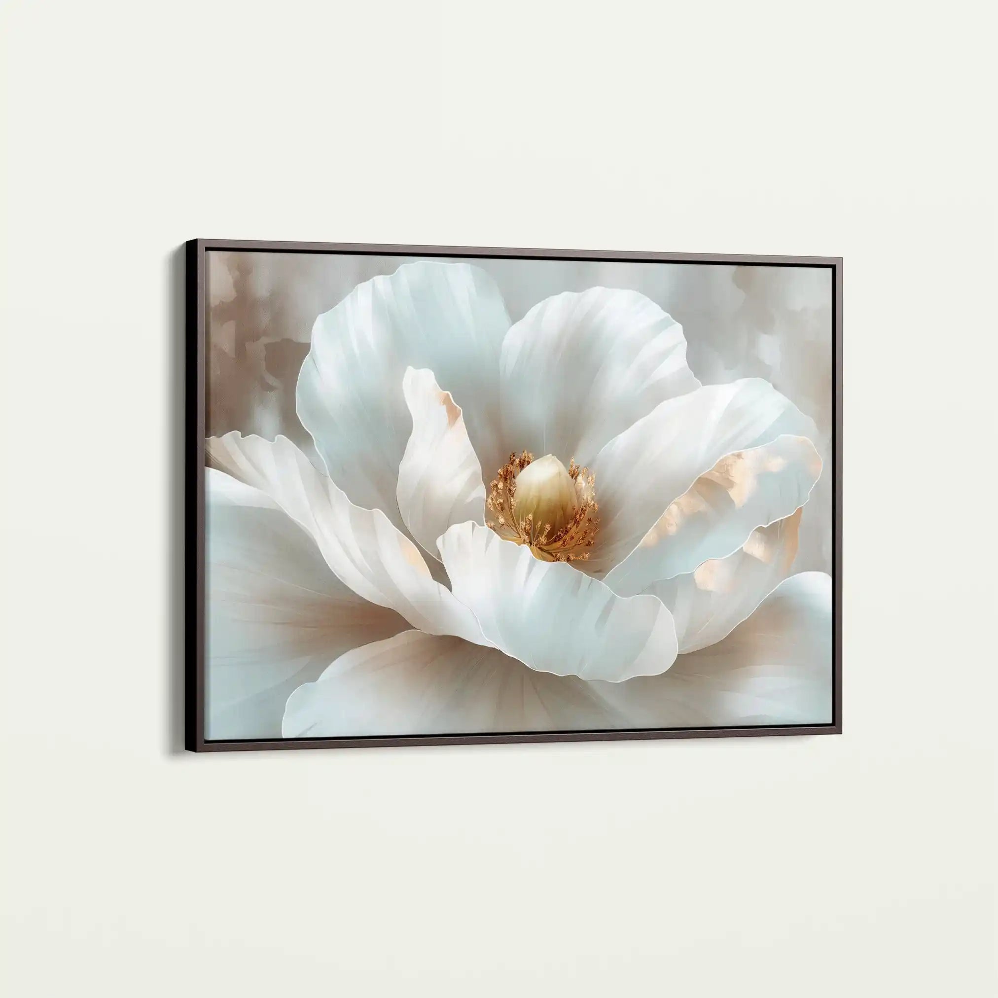 Floral 092 Canvas Art 60 x 40 cm / Black