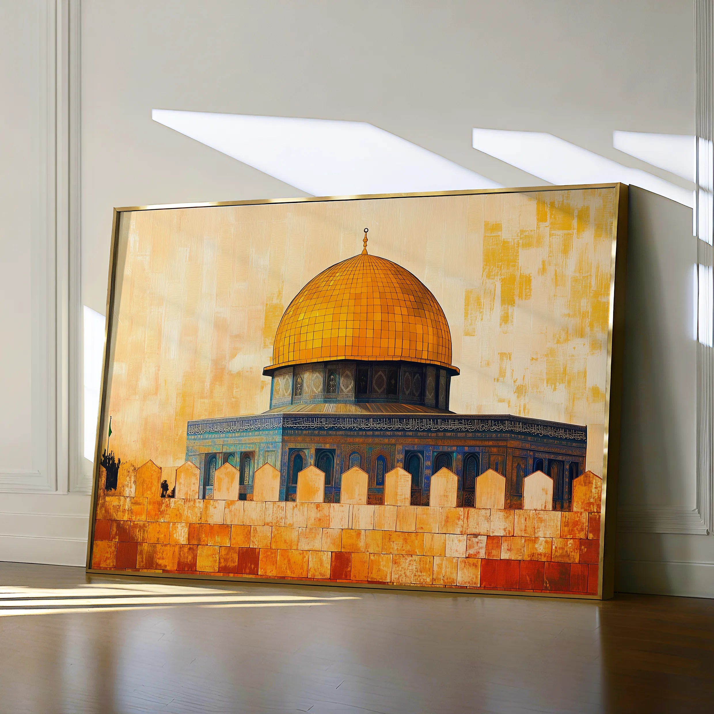 Palestine 092 Canvas Art 60 x 40 cm / Black