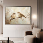 Animals 093 Canvas Art 60 x 40 cm / Black