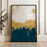 Abstract 093 Canvas Art 60 x 40 cm / Black
