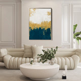 Abstract 093 Canvas Art 60 x 40 cm / Black