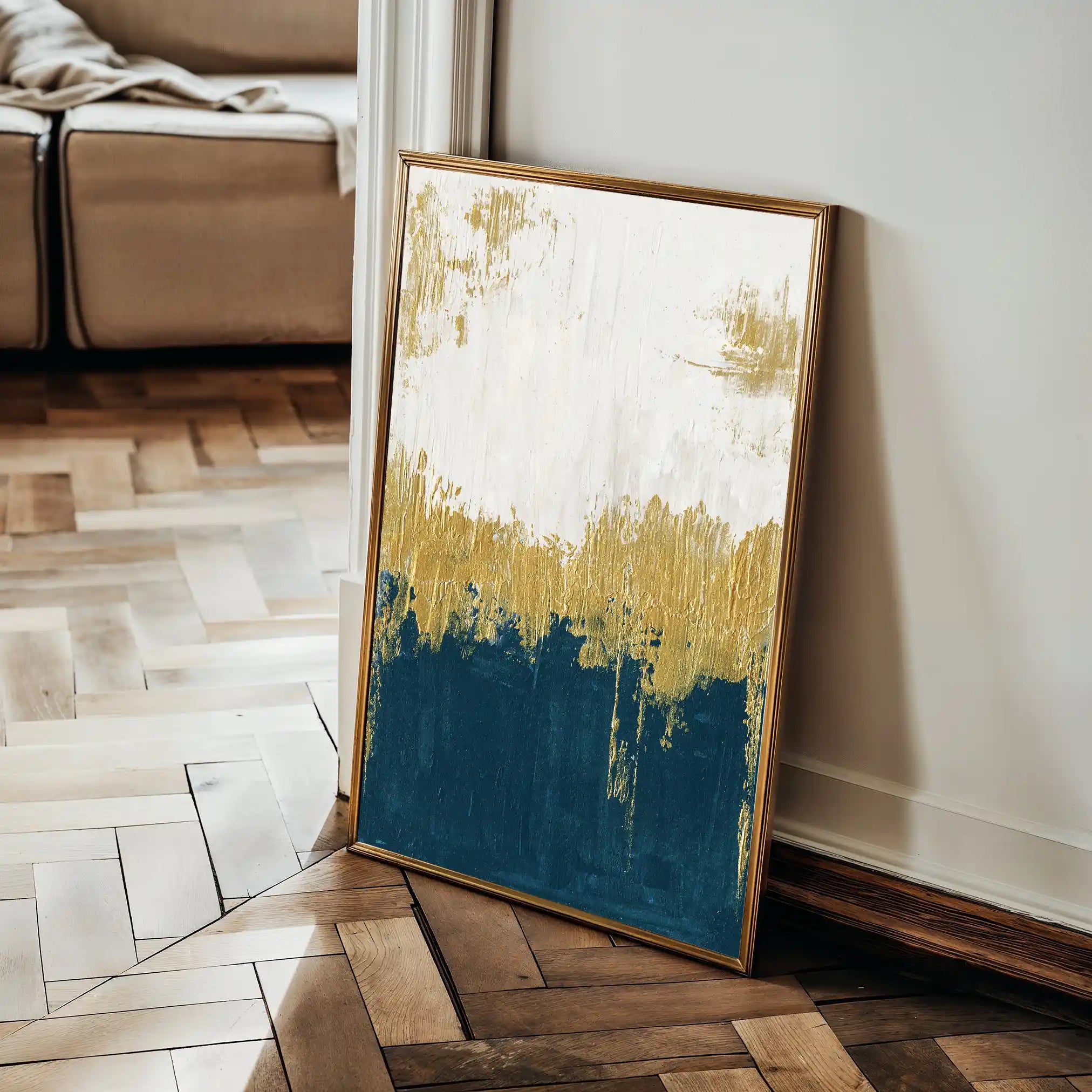 Abstract 093 Canvas Art 60 x 40 cm / Black