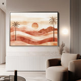 Boho 093 Canvas Art 60 x 40 cm / Black