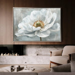 Floral 093 Canvas Art 60 x 40 cm / Black