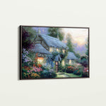 Landscape 093 Canvas Art 60 x 40 cm / Black