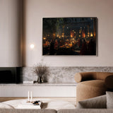 Orientalist 093 Canvas Art 60 x 40 cm / Black