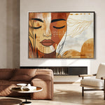 Boho 094 Canvas Art 60 x 40 cm / Black