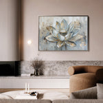 Floral 094 Canvas Art 60 x 40 cm / Black