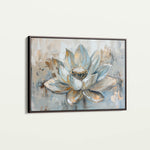 Floral 094 Canvas Art 60 x 40 cm / Black