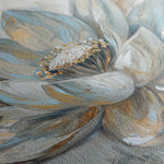 Floral 094 Canvas Art 60 x 40 cm / Black