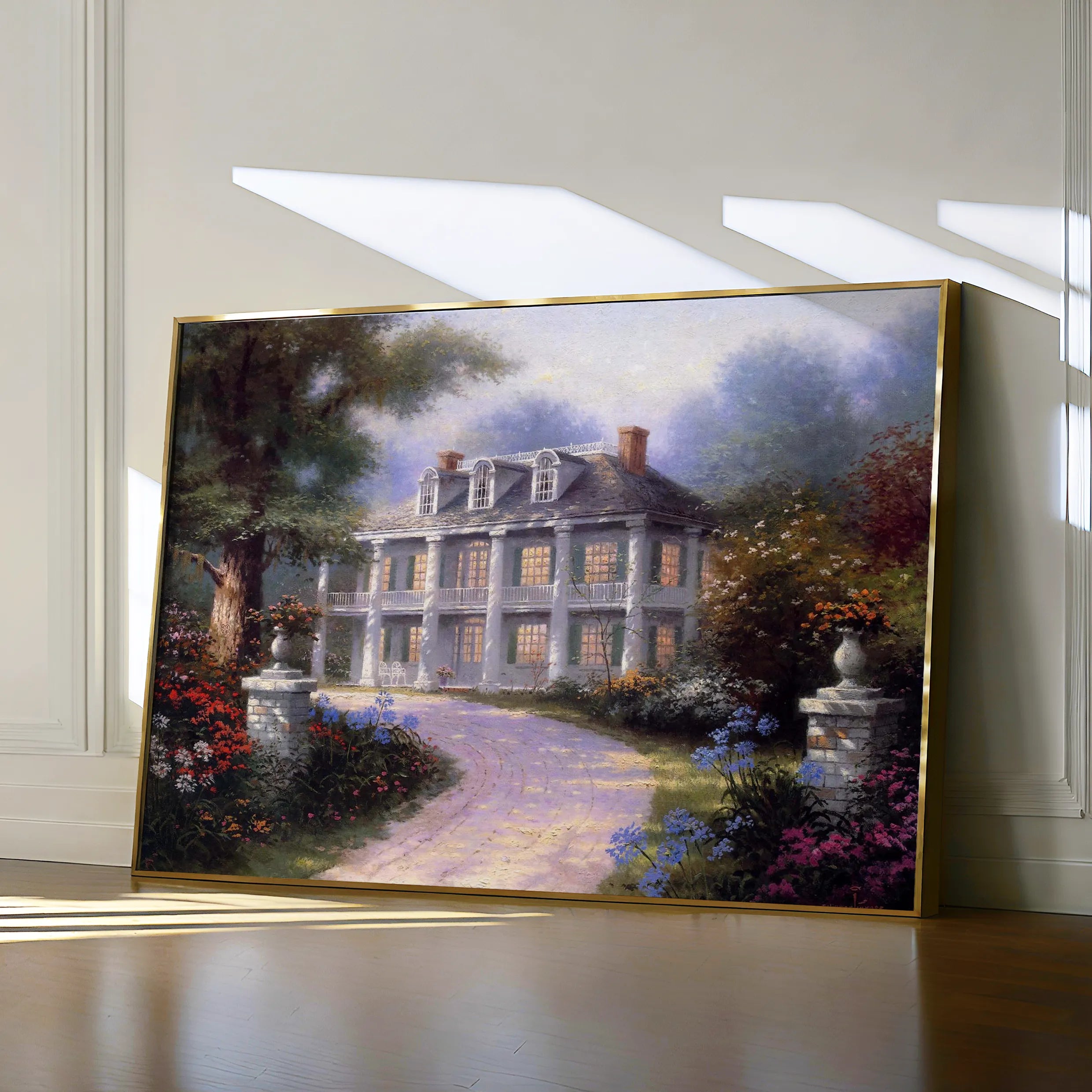 Landscape 094 Canvas Art 60 x 40 cm / Black