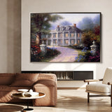 Landscape 094 Canvas Art 60 x 40 cm / Black