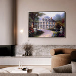 Landscape 094 Canvas Art 60 x 40 cm / Black