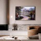 Landscape 094 Canvas Art 60 x 40 cm / Black