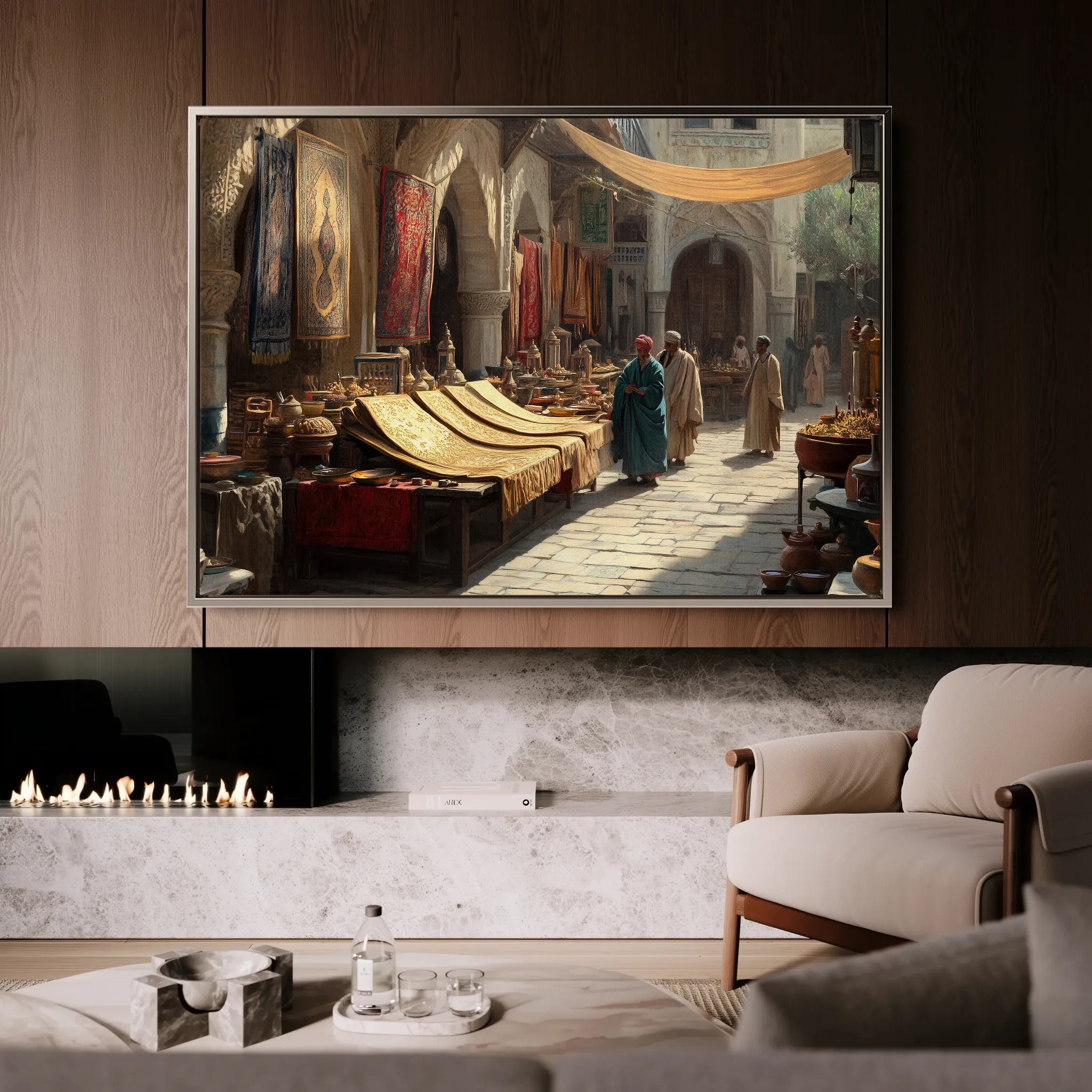 Orientalist 094 Canvas Art 60 x 40 cm / Black
