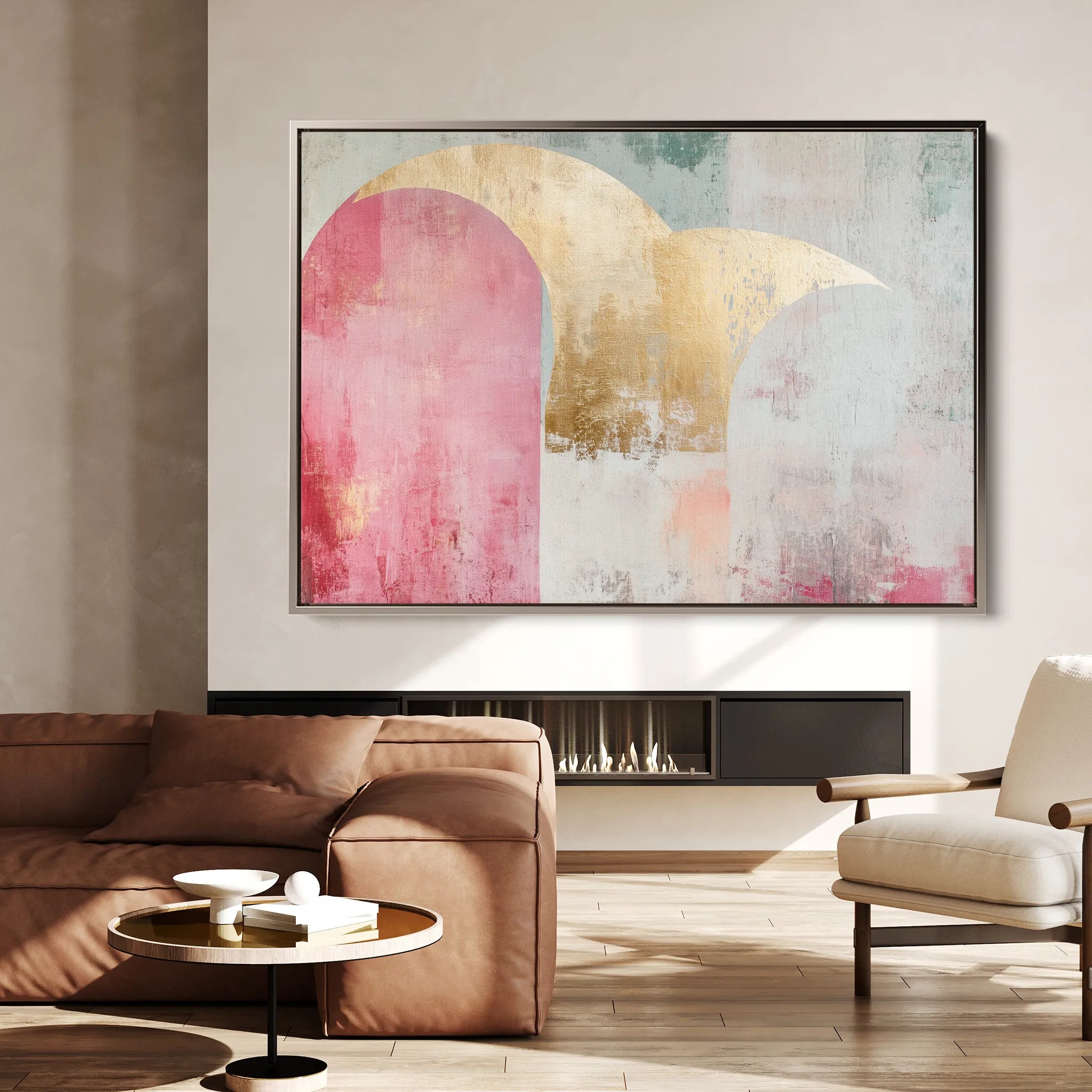 Boho 095 Canvas Art 60 x 40 cm / Black