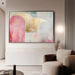 Boho 095 Canvas Art 60 x 40 cm / Black