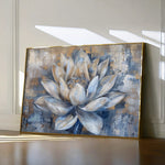 Floral 095 Canvas Art 60 x 40 cm / Black