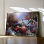 Landscape 095 Canvas Art 60 x 40 cm / Black