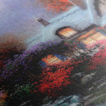 Landscape 095 Canvas Art 60 x 40 cm / Black