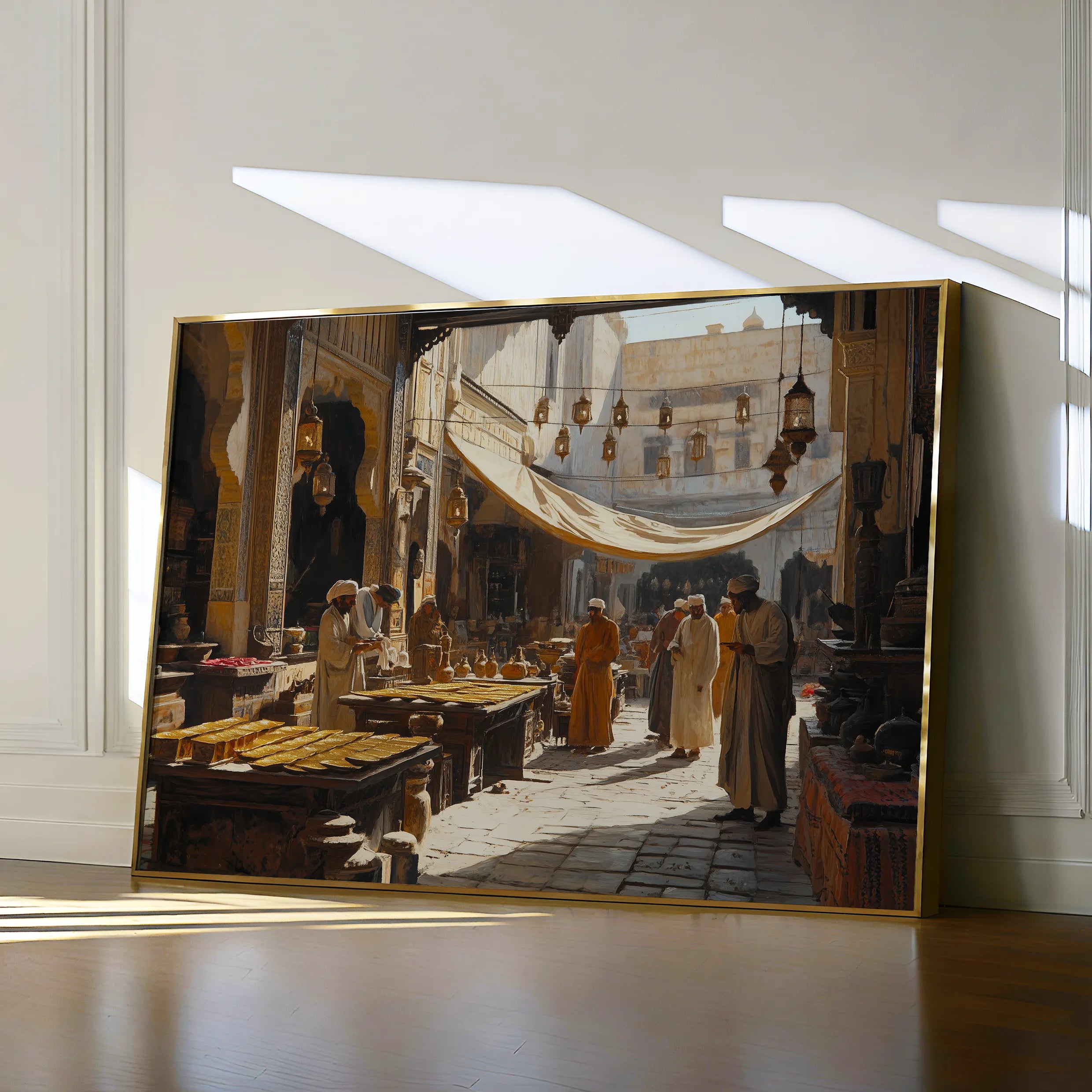 Orientalist 095 Canvas Art 60 x 40 cm / Black