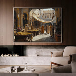 Orientalist 095 Canvas Art 60 x 40 cm / Black