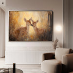 Animals 096 Canvas Art 60 x 40 cm / Black